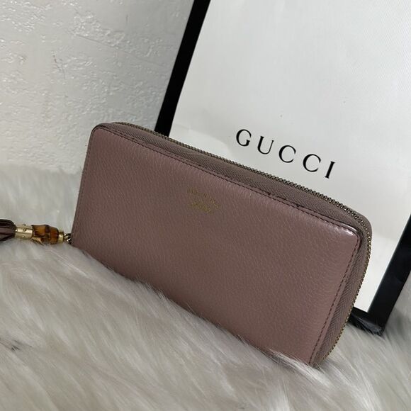 💯Authentic Gucci Zipped Around Long Wallet🍀 - Picture 3 of 14